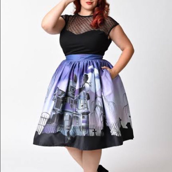 Unique Vintage Dresses & Skirts - SOLD Unique Vintage Haunted Mansion Skirt